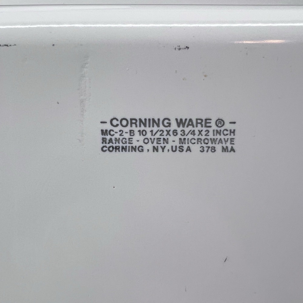 Corning Ware French White Casserole Dish MC-2-B & Pyrex Lid MC-2 -C - Picture 7 of 12